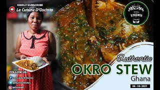 How to Prepare Ghanaian Okro Stew  Easy and Simple Steps [upl. by Nnil]