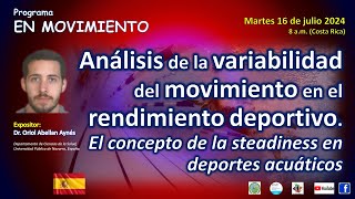 Análisis de variabilidad del movimiento en rendimiento deportivo Steadiness en deportes acuáticos [upl. by Ario]