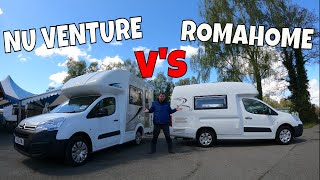 SMALL CAMPERS WHICH is BEST  Romahome or Nu Venture [upl. by Mallis]