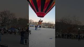 Hot Air Balloon at the Marina at American Warf isellnorwich hotairballoon wfsb eyewitnessnews [upl. by Abram]