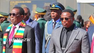 Mnangagwa Presides Over Brigadier Elasto Madzingiras Burial [upl. by Morty]