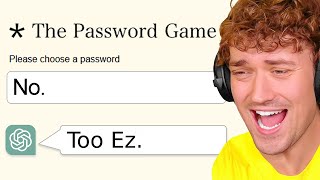 How We Beat The Password Game with AI [upl. by Hsac]