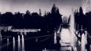 The Fountains of Peterhof at night  1893 [upl. by Ynitsed]