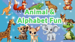 A to Z Animated Learning VideoFanta Cartoon With Alphabet [upl. by Selwin519]