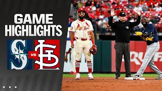 Mariners vs Cardinals Game Highlights 9724  MLB Highlights [upl. by Dnomed]