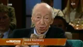 André Kostolany  Der quotNeue Marktquot ist Betrug  Und er hatte Recht  NDR Talkshow 1998 [upl. by Peggie]