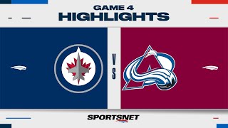 NHL Game 4 Highlights  Jets vs Avalanche  April 28 2024 [upl. by Alix485]