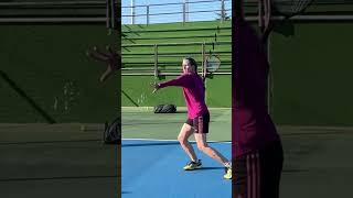 tennistechnique What is the outside leg [upl. by Aicined]