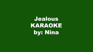 Nina Jealous Karaoke [upl. by Durning441]