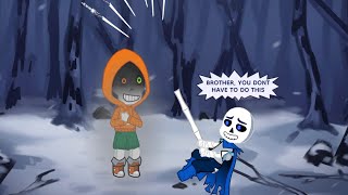 UNDERSWAP  TSSwap react to DustTrust Part 1 Papyrus Encounter [upl. by Atte]