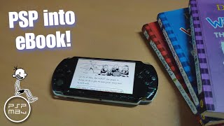 Use your PSP as an Ebook reader  Bookr PSP [upl. by Atilrak]