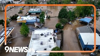 Drone video shows flooding in North Carolina [upl. by Caesar]