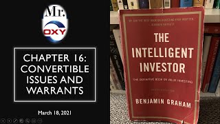 OXY Warrants vs quotNever Convert a Convertiblequot Source The Intelligent Investor by Benjamin Graham [upl. by Wons]