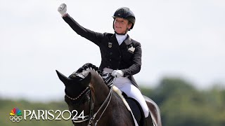 Isabell Werth wins HISTORIC 14th Olympic equestrian medal  Paris Olympics  NBC Sports [upl. by Aerona]