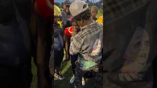 Kodak Black shows up at Miramar 10u practice The Pouncey Twins teams [upl. by Atteuqaj]