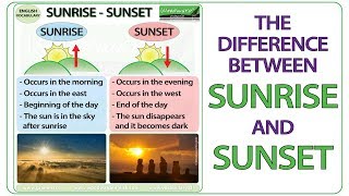 Sunrise vs Sunset  What is the difference [upl. by Boyt]