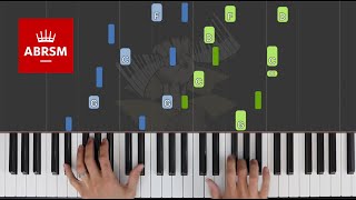 Ecossaise in E flat  ABRSM Piano Grade 3 2021 amp 2022 A1  Synthesia Piano tutorial [upl. by Helbonna]