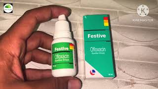 Festive eye  ear drops ofloxacin [upl. by Ahsima]