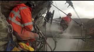 Geovert  Nevis Bluff 2013 Slope Stabilisation Works [upl. by Tuhn]