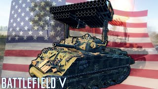 【BFV】アメリカ戦車 quotT34カリオペquot の無誘導ロケットで壊滅させるｗｗｗ【バトルフィールド5実況】【ソバルト】 [upl. by Etteneg]