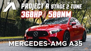 How We Optimize Your Mercedes A35 AMG  Stage 2 Custom Tune [upl. by Ueihtam]