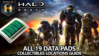 Halo Reach  All 19 Data Pads  Collectibles Locations Guide  Canonical Conundrum Achievement Guide [upl. by Sayce]