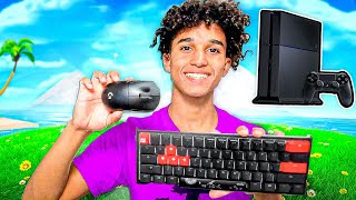 I Played FORTNITE Keyboard And Mouse on PS4 60FPS [upl. by Clarisse240]