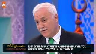 Eşim evine para vermeyip anne babasına veriyor Hakkımı helal etmiyorum Caiz midir  atv [upl. by Egdamlat94]