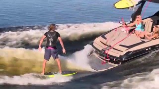 Wakesurfing 101 Using the Wake [upl. by Yenitirb]