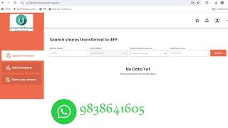 Search Shares Transferred to IEPF Account Free Unclaimed Shares Lost Shares by Just Name and State [upl. by Naimaj16]