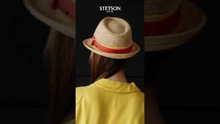 Stetson Crochet Trilby Raffia Hat [upl. by Cele]