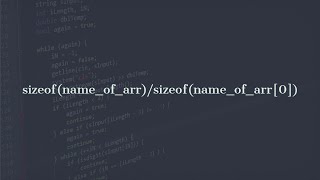 find size of array C🔥 [upl. by Constanta]