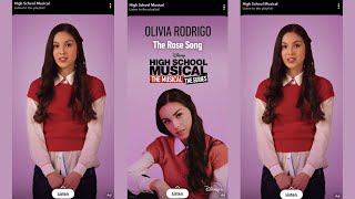 Olivia Rodrigo “Rose Song” HSMTMTS Snapchat Ad [upl. by Ynffit]