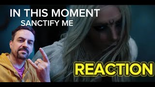 In This Moment  SANCTIFY ME OFFICIAL VIDEO reaction [upl. by Ezzo]