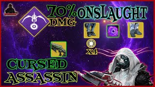 Necrochasm 150 Onslaught Cursed Assassin Destiny 2 Into The Light [upl. by Elokcin]