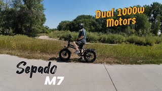 Affordable 48v Dual Motor Ebike The Sepado M7 Review [upl. by Enirbas824]