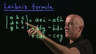 Leibniz formula for computing determinants  Lecture 30  Matrix Algebra for Engineers [upl. by Georgianne]