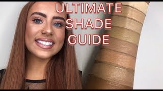 Foundation and Concealer Shade Comparison Guide  Inglot All Covered Collection [upl. by Olenka]