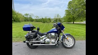 2007 Honda VTX1300C VTX 1300 C VTwin Metric Cruiser Runs Great Lots of Extras  4995 [upl. by Atiuqel]