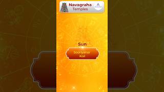 Names of the 9 Navagraha Temples  shorts shortsfeed spirituality astrology [upl. by Atarman433]