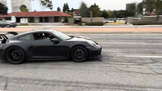 Porsche 911 GT3 992 9K RPM rip with SOUL NonValved Exhaust stock headers and cats [upl. by Ayhtak]