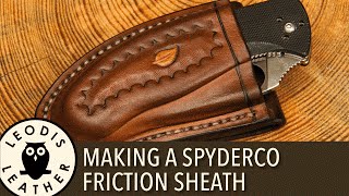 Making a Spyderco Friction Sheath [upl. by Akirdna]