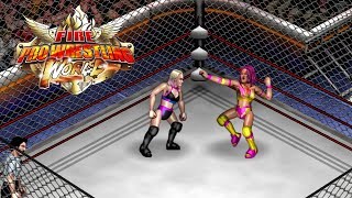 Fire Pro Wrestling World  Womens Cage Match [upl. by Gnas]