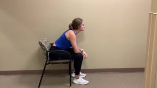 Seated neck extension [upl. by Lauralee]