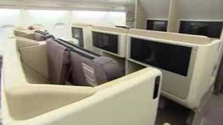 Singapore Airlines A380 Interior Cabin Video [upl. by Alathia]