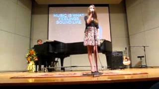 Defying Gravity from Wicked sung by 13 year old Gabby Gillespie [upl. by Lymann]