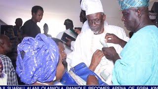 HON DIMEJI BANKOLAS FATHER SUARAU OLAIWOLA ALANI BANKOLA BECAME THE APENA OF EGBALAND [upl. by Jablon]