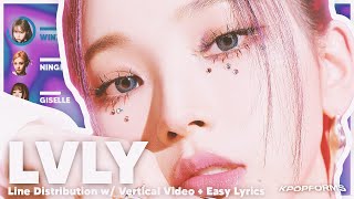 How Would aespa Sing LVLY by Kep1er Line Distribution  Lyrics REQUESTED [upl. by Clarisa878]