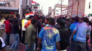 Indian World Cup Celebration In USA 2011 ICC world cup [upl. by Sible]