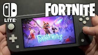 Fortnite on Nintendo Switch Lite 708 [upl. by Eesak]